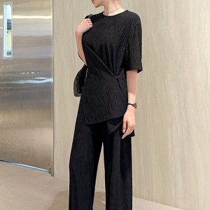 <b>썸머 플리츠세트 와이드팬츠 투피스 셋업 (재진행)</b>