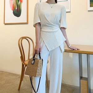 <b>썸머 플리츠세트 와이드팬츠 투피스 셋업 (재진행)</b>